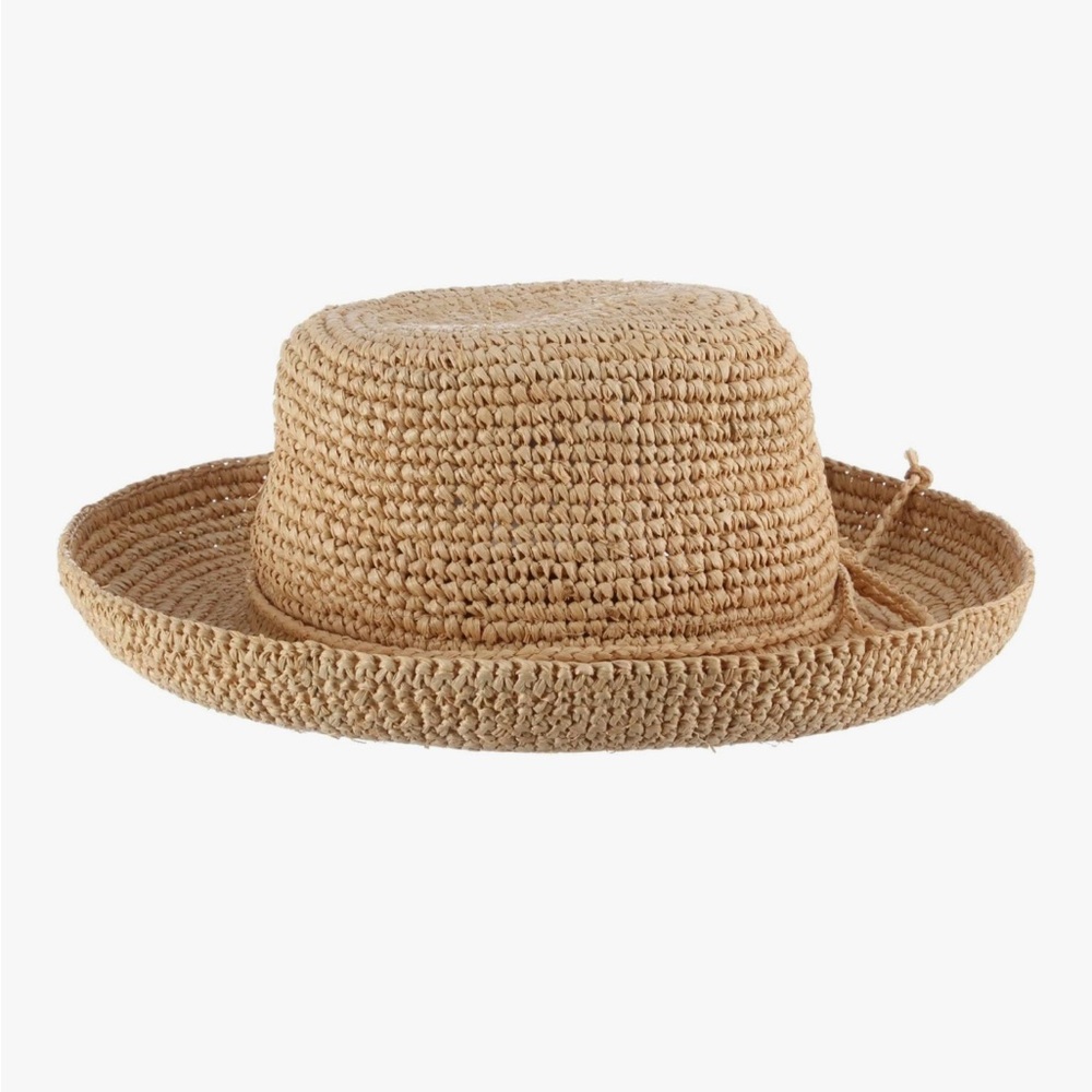 Scala Tan Woven Hat